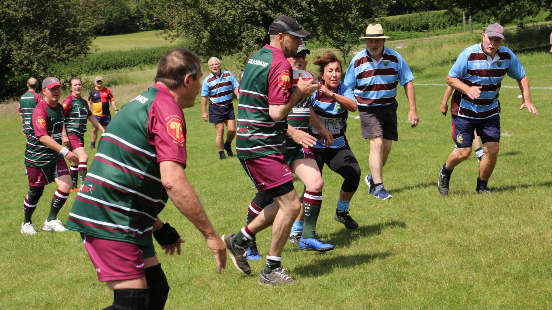 Image of Guildfordians RFC (GRFC) Walking Rugby team located on Stoke Park Guildford